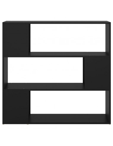 Libreria/Divisorio Nera 100x24x94 cm