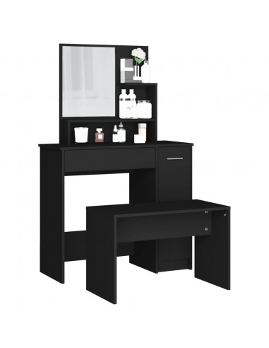 Set Toeletta Nero 86,5x35x136 cm