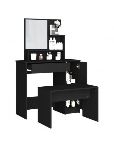 Set Toeletta Nero 86,5x35x136 cm