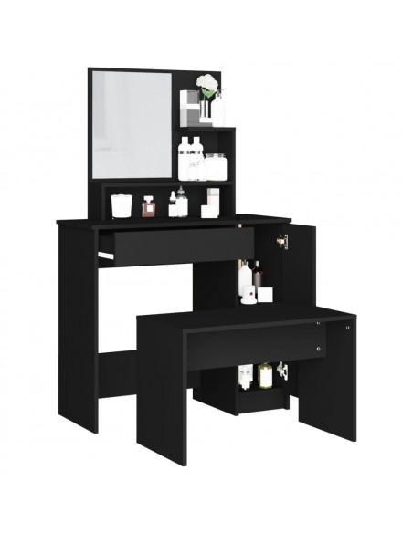 Set Toeletta Nero 86,5x35x136 cm