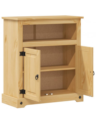 Mobile da Bagno Corona 70x33x80 cm in Legno Massello di Pino