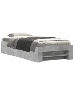 Giroletto Grigio Cemento 90x200 cm in Legno Multistrato 2