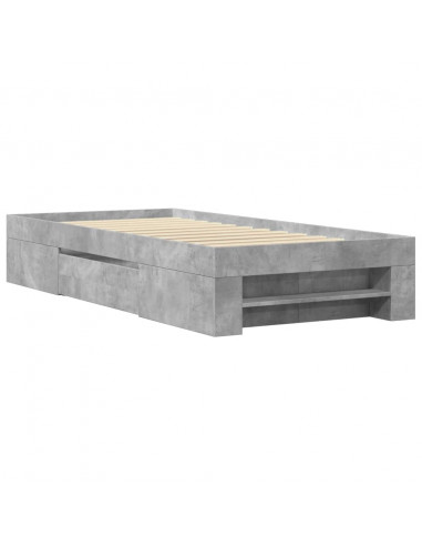 Giroletto Grigio Cemento 90x200 cm in Legno Multistrato