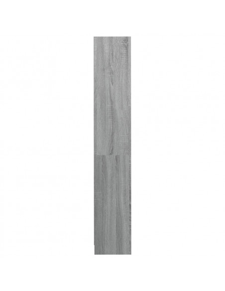 Libreria 4 Ripiani Grigio Sonoma 80x24x142 cm Legno Multistrato