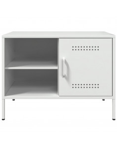 Mobili TV 2pz Bianchi 68x39x50,5 cm in Acciaio 2