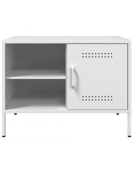 Mobili TV 2pz Bianchi 68x39x50,5 cm in Acciaio