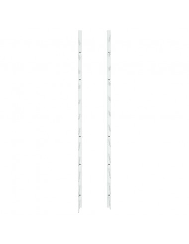 Portavini da Parete per 36 Bottiglie Bianco in Ferro