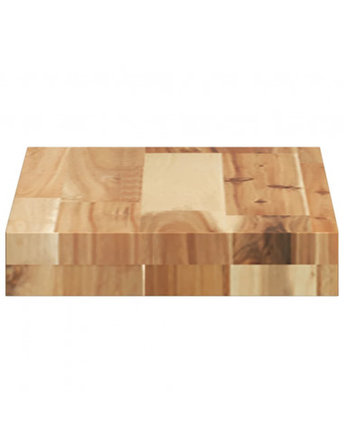 Mensole da Parete 2 pz 40x20x4 cm Legno Acacia Rifinito a Olio
