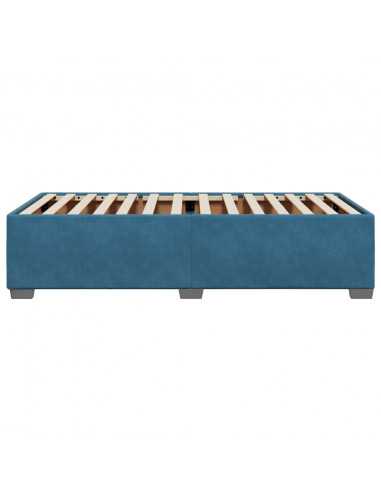 Giroletto Blu 90x200 cm in Velluto