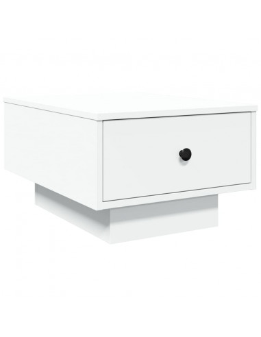 Tavolino da Salotto Bianco 60x45x31 cm in Legno Multistrato