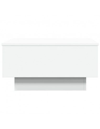 Tavolino da Salotto Bianco 60x45x31 cm in Legno Multistrato