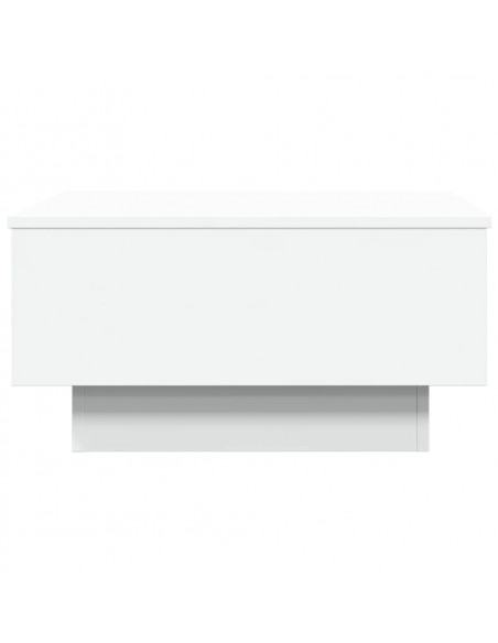 Tavolino da Salotto Bianco 60x45x31 cm in Legno Multistrato