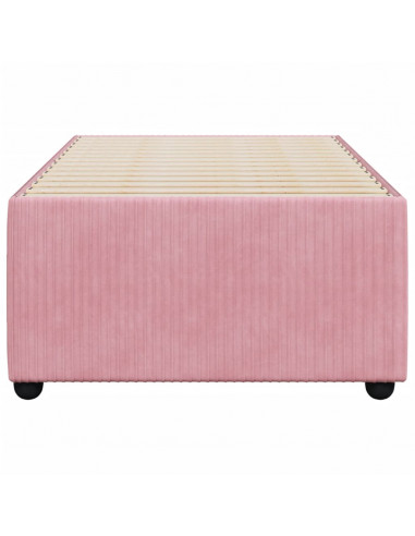 Giroletto Rosa 100x200 cm in Velluto