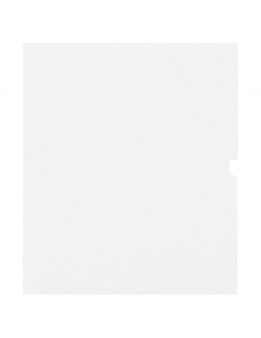 Mobile con Lavabo Integrato Bianco in Legno Multistrato