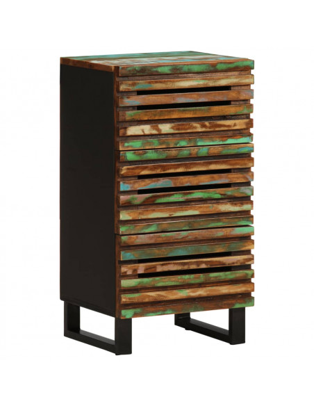 Credenza 40x34x75 cm in Legno Massello di Acacia