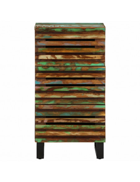 Credenza 40x34x75 cm in Legno Massello di Acacia