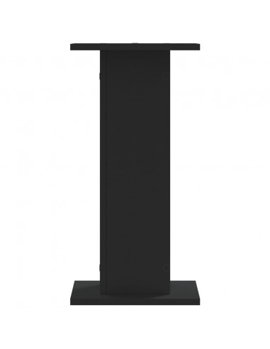 Supporti Altoparlanti 2 pz Neri 30x30x40cm in Legno Multistrato