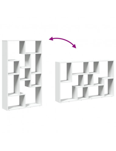 Libreria Bianca 72x20x120 cm in Truciolato