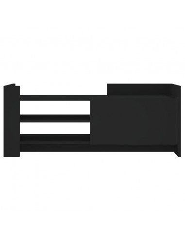 Mobile Porta TV Nero 100x35x40 cm in Legno Multistrato