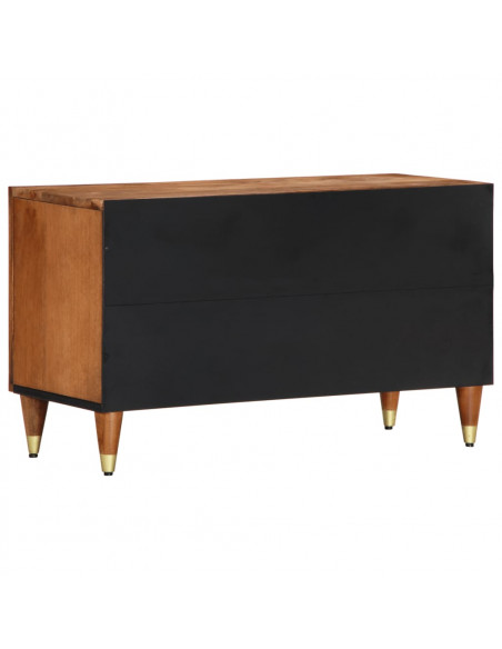 Mobile Porta TV 80x33x46 cm in Legno Massello di Mango