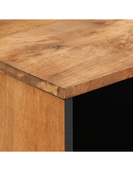 Mobile Porta TV 80x33x46 cm in Legno Massello di Mango