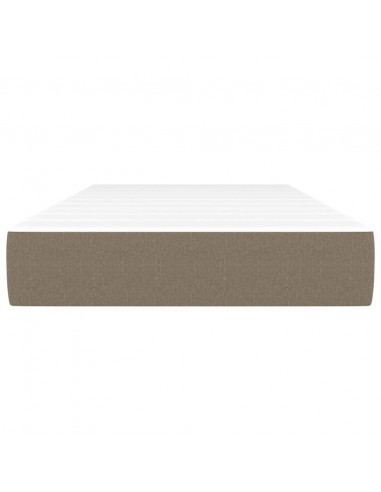 Materasso a Molle Insacchettate Grigio Tortora 90x200x20 cm