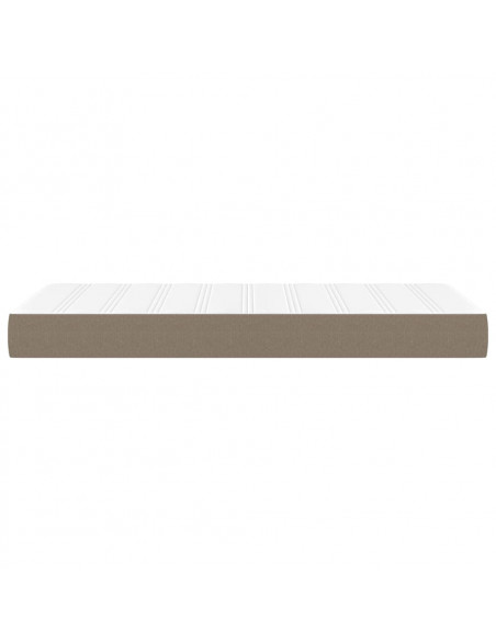Materasso a Molle Insacchettate Grigio Tortora 90x200x20 cm