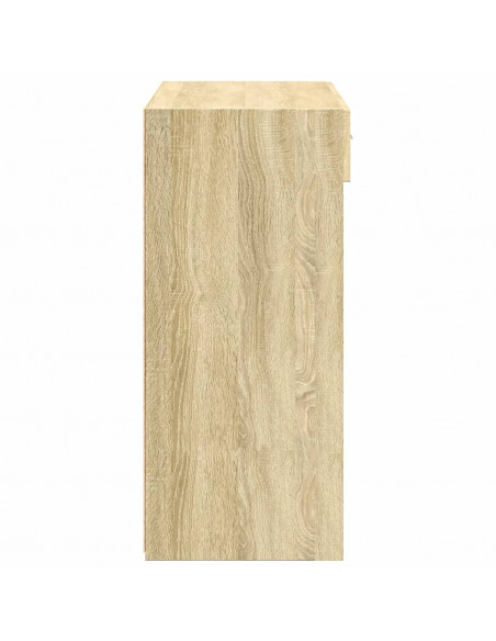 Credenza Rovere Sonoma 80x42,5x93 cm in Legno Multistrato