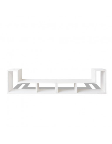 Mobile Porta TV Doppio a L Bianco