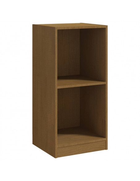 Credenza Marrone Miele 35,5x33,5x76cm in Legno Massello di Pino
