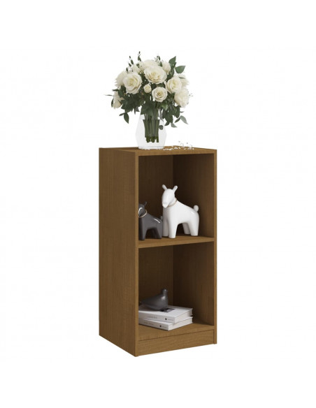 Credenza Marrone Miele 35,5x33,5x76cm in Legno Massello di Pino
