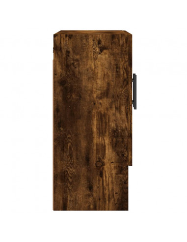 Armadietto a Muro Rovere Fumo 60x31x70 cm in Legno Multistrato