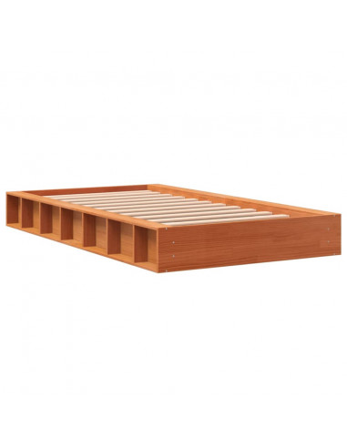 Giroletto Marrone Cera 90x200 cm in Legno Massello di Pino