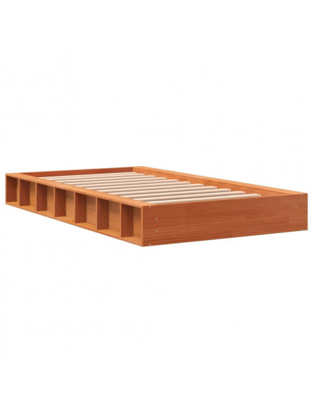 Giroletto Marrone Cera 90x200 cm in Legno Massello di Pino