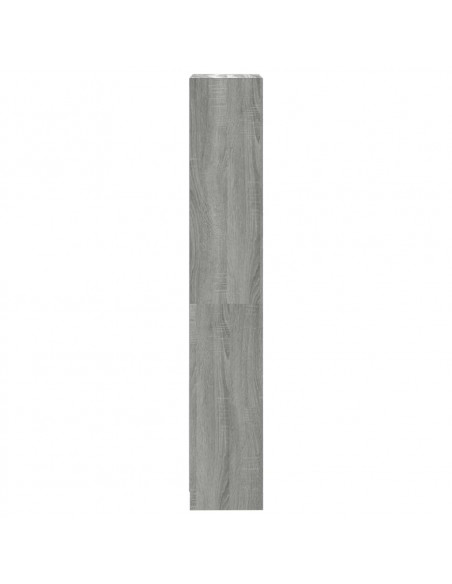 Libreria 4 Ripiani Grigio Sonoma 40x24x143 cm Legno Multistrato