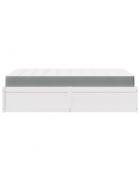 Giroletto Bianco 140x190 cm in Legno Massello di Pino