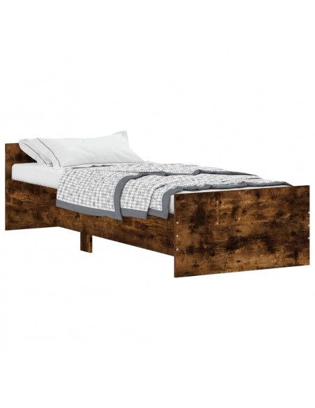 Giroletto Rovere Fumo 75x190 cm Small Single Legno Multistrato