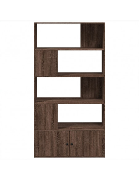 Libreria Rovere Marrone 100x36x189 cm in Legno Multistrato