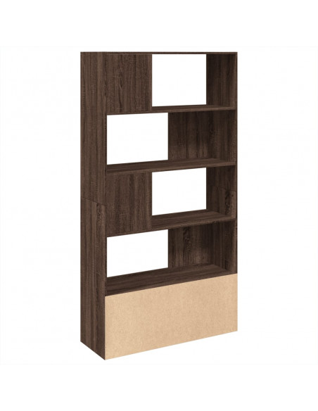 Libreria Rovere Marrone 100x36x189 cm in Legno Multistrato