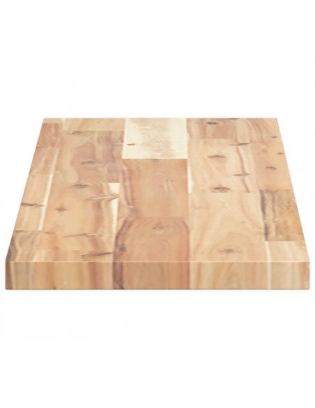 Ripiano a Parete 100x20x2 cm Legno Massello Acacia Non Trattato