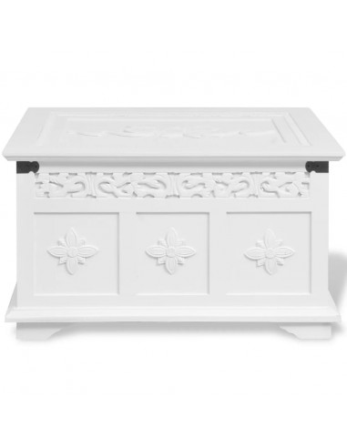 Set 2 Pezzi Cassapanche Bianche