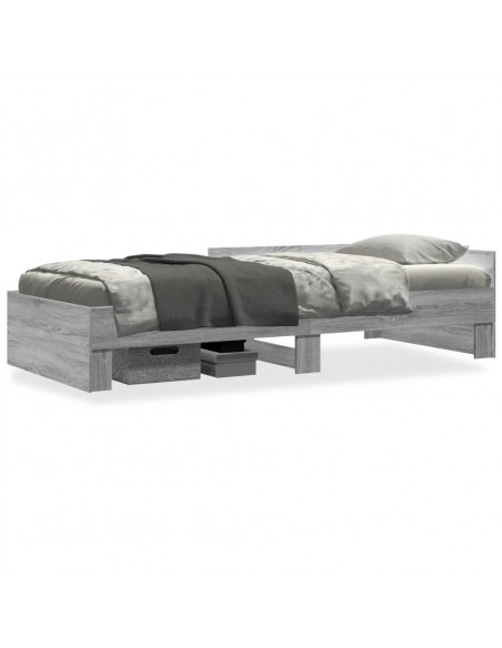 Giroletto Grigio Sonoma 75x190 cm in Legno Multistrato