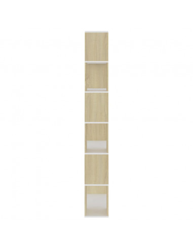 Libreria/Divisorio Rovere Sonoma 80x24x186 cm in Truciolato