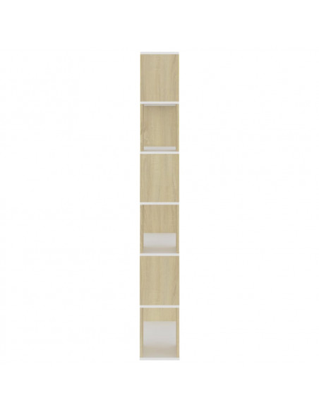 Libreria/Divisorio Rovere Sonoma 80x24x186 cm in Truciolato