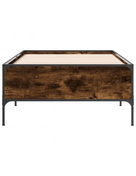 Giroletto Rovere Fumo 90x190 cm in Legno Multistrato e Metallo