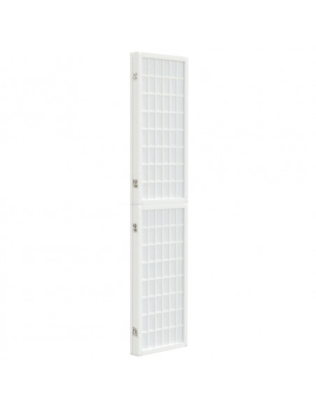 Divisorio Pieghevole 3 Pannelli Stile Giapponese 120x170 Bianco