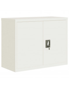 Armadio Classificatore Bianco 90x40x110 cm in Acciaio 2