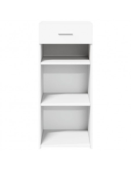 Credenza Bianca 40x42,5x93 cm in Legno Multistrato