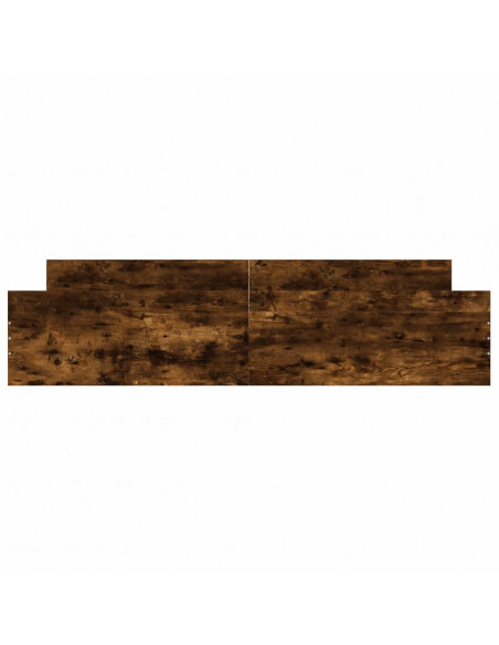 Giroletto con Testiera e Pediera Rovere Fumo 180x200 cm