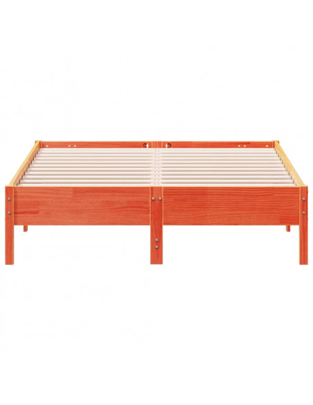 Giroletto Marrone Cera 135x190 cm in Legno Massello di Pino